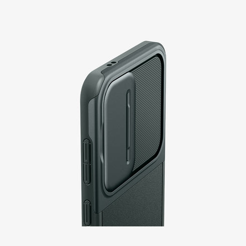 ACS07313 - Galaxy S24 Ultra Case Optik Armor in Black showing the back